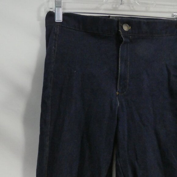 DYNAMITE | size 7 | Dark Blue Denim | Slit Bottoms | Made In Canada - Picture 3 of 16